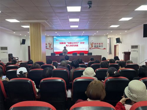 胶州市铺集镇开展“乡村知联行”科学育儿科普知识讲座